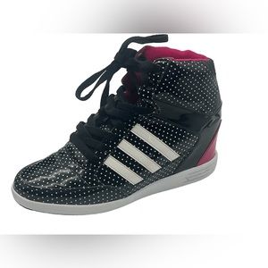 Pre-owned 2013 Adidas neo wedge high tops